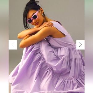 The Helena Square-Neck Babydoll Dress. Brand new.